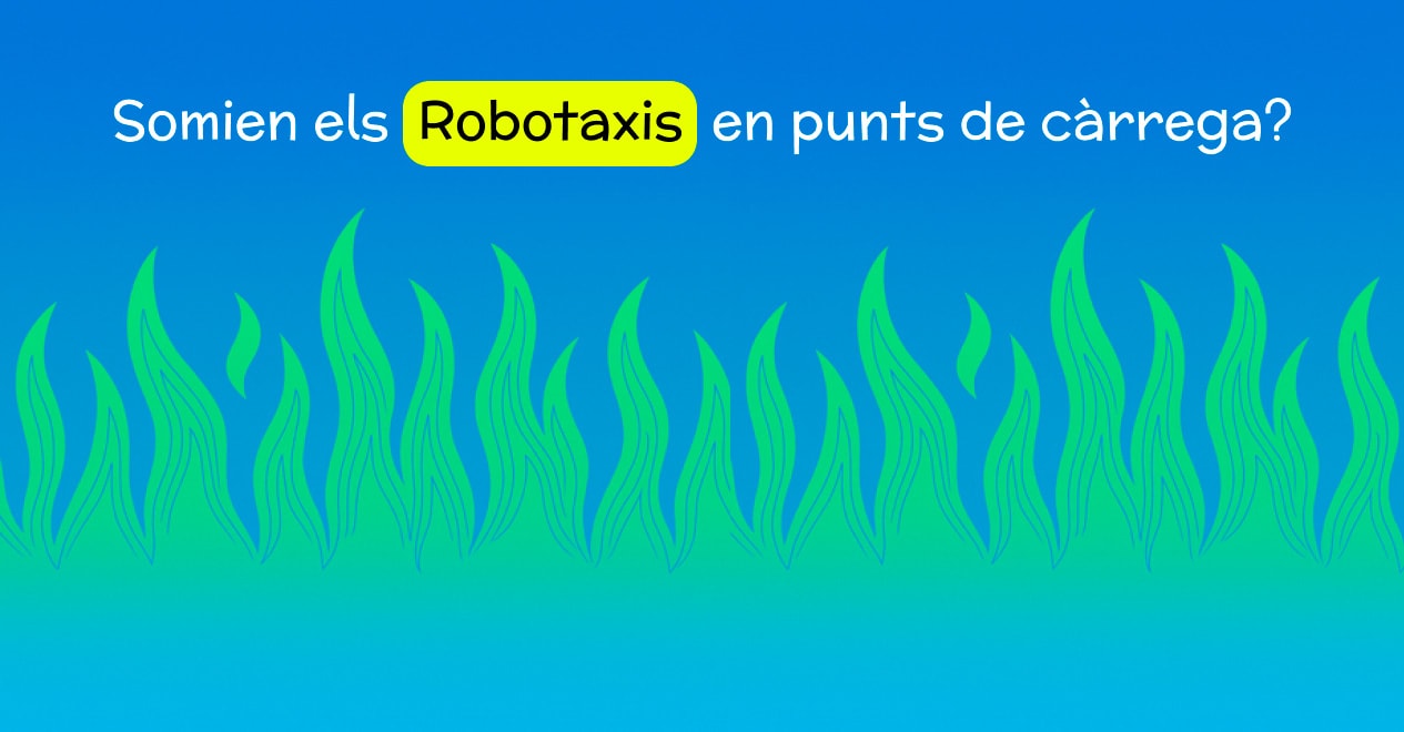 Somien els Robotaxis en punts de càrrega?