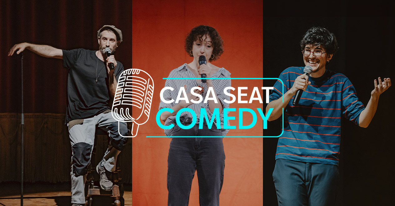 CASA SEAT Comedy: Irene Minovas, Godai Garcia y Març Llinàs