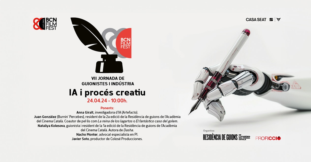 Jornada de guionistes i productors: IA i procés creatiu